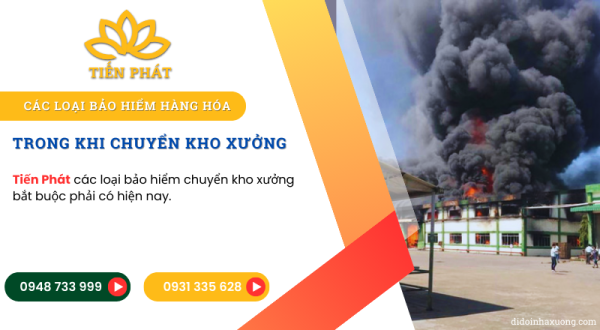 Cac loai bao hiem hang hoa khi chuyen kho xuong