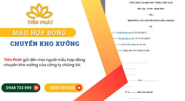 Mau hop dong chuyen kho xuong