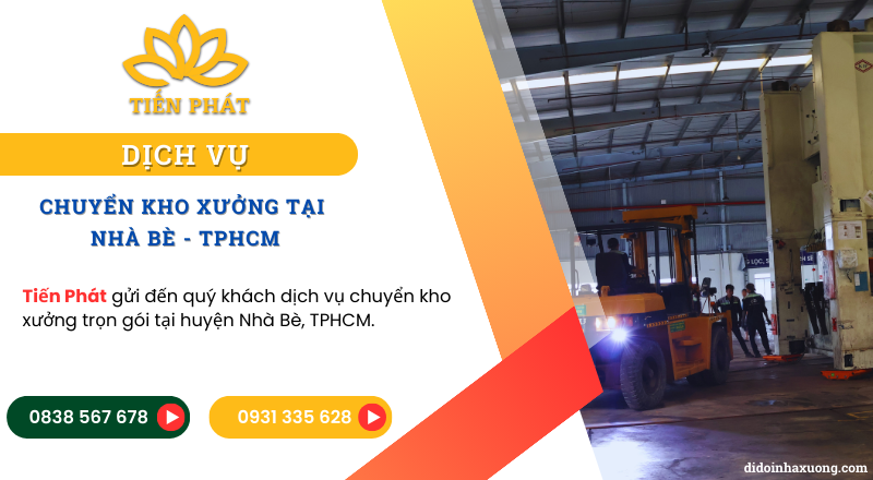 Dịch vụ chuyển kho xưởng, nhà máy, máy móc trọn gói tại huyện Nhà Bè 20 Dich vu chuyen kho xuong o Nha Be