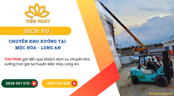 Dịch vụ chuyển kho xưởng, nhà xưởng, nhà máy trọn gói tại huyện Mộc Hóa, Long An 2 Dich vu chuyen kho xuong tai huyen Moc Hoa