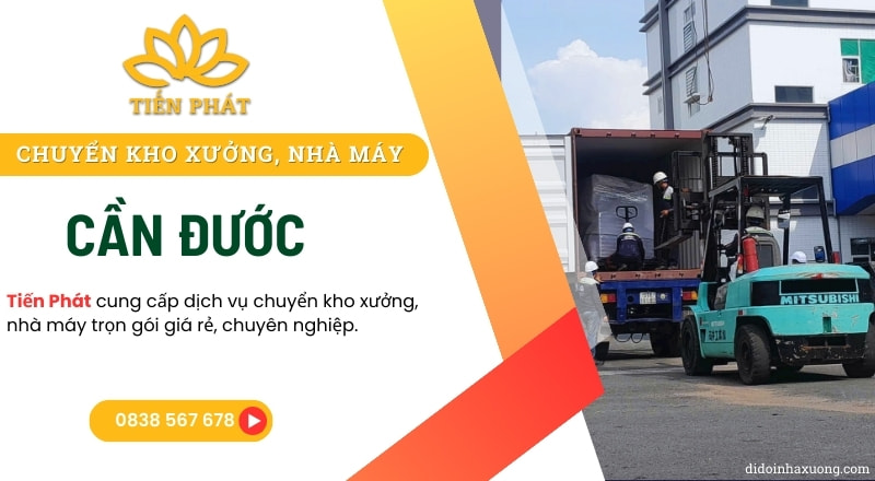 Chuyển kho xưởng, nhà máy và di dời máy móc công nghiệp tại Cần Đước 24 dich vu chuyen kho xuong tai can duoc long an tron goi