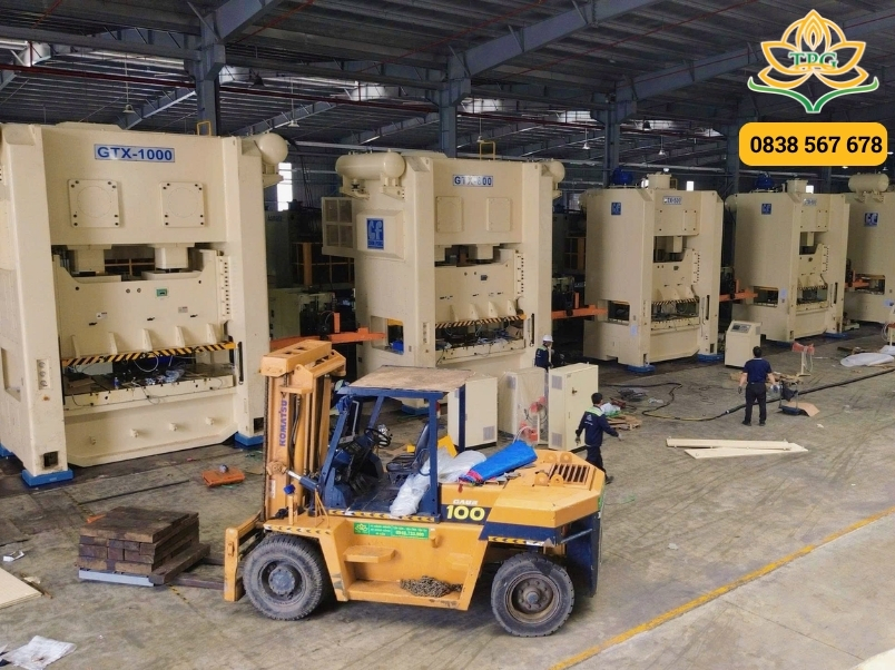Dịch vụ di dời, lắp đặt máy móc trọn gói, uy tín giá rẻ 5 du an di doi 8 may dap
