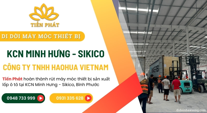 du an rut 31 container tai kcn minh hung sikico binh phuoc