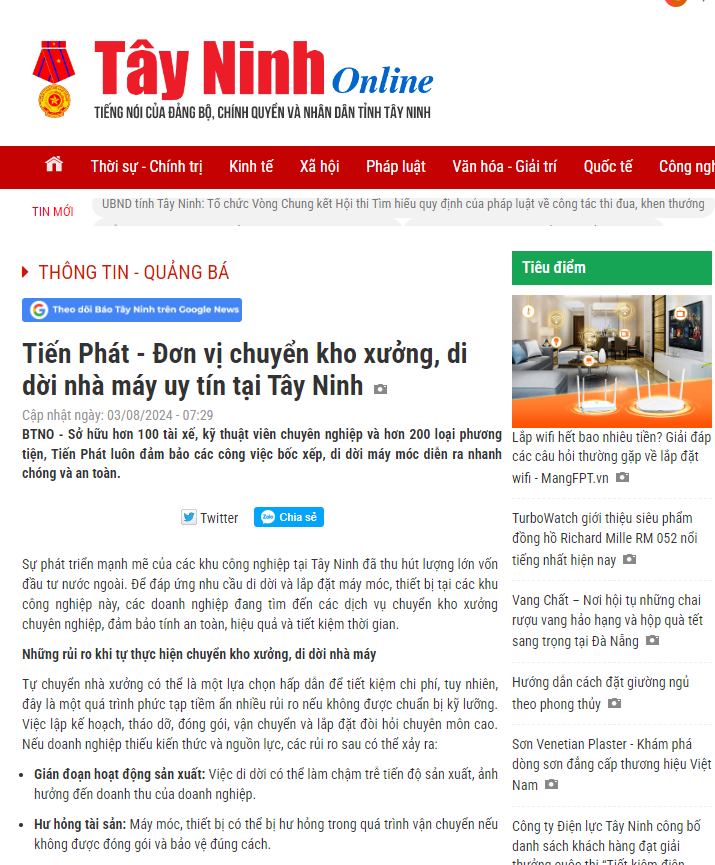 Trang chủ 6 Bao Tay Ninh DD