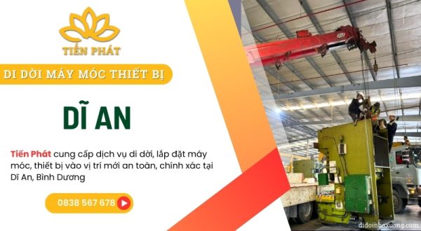 Dịch vụ tháo ráp và di dời máy móc tại Dĩ An uy tín 8 dich vu di doi may moc tai di an