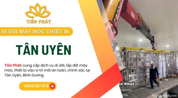 Dịch vụ vận chuyển, di dời máy móc tại Tân Uyên 5 dich vu di doi may moc tai tan uyen