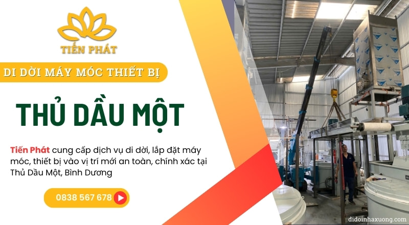 Dịch vụ tháo lắp và di dời máy móc tại Thủ Dầu Một trọn gói 19 dich vu di doi may moc tai thu dau mot