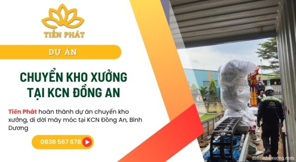 du an chuyen kho xuong tai kcn dong an