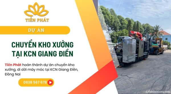 du an chuyen kho xuong tai kcn giang dien