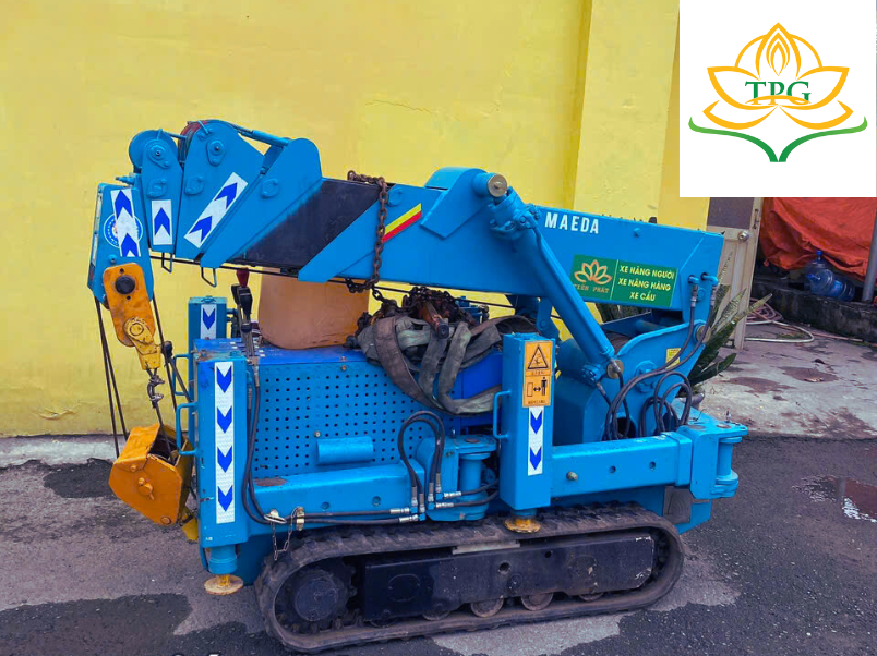 Cho thuê xe cẩu chân nhện 2 tấn, cẩu mini 3 tấn tại Long An 1 cac loai xe cau chan nhen cho thue o long an