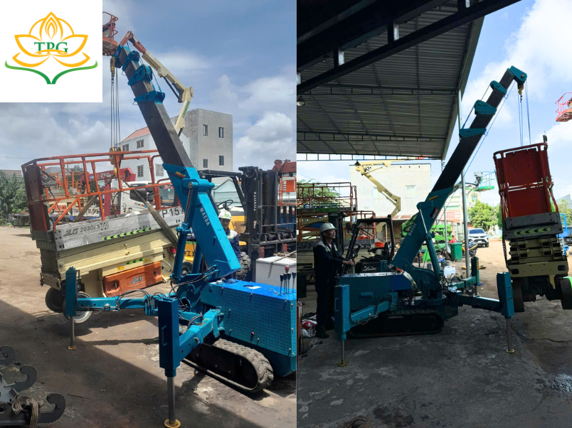 Cho thuê xe cẩu chân nhện 2 tấn, cẩu mini 3 tấn tại Long An 6 hinh anh cho thue xe cau chan nhen tai long an