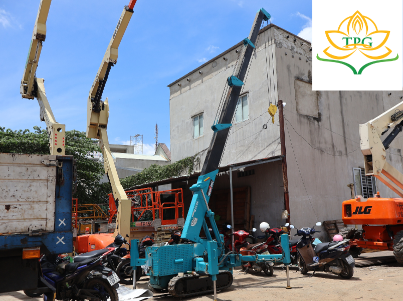 Cho thuê xe cẩu chân nhện 2 tấn, cẩu mini 3 tấn tại Long An 3 loi ich khi thue xe cau chan nhen mini tai long an