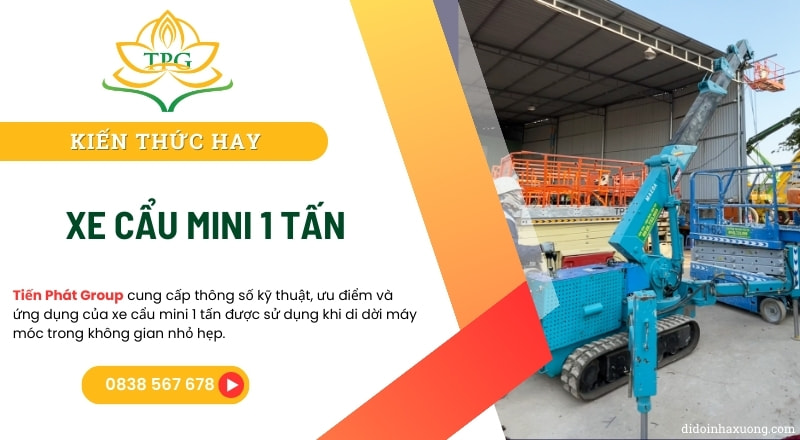Xe cẩu mini 1 tấn Maeda MC104C 18 xe cau mini 1 tan