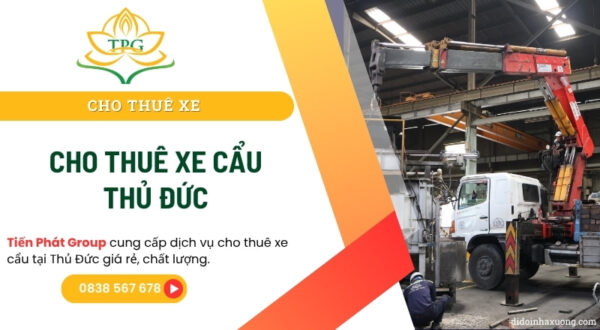 Cho thuê xe cẩu thùng, xe cẩu bánh lốp 2 - 100 tấn tại TP Thủ Đức 3 cho thue xe cau thu duc