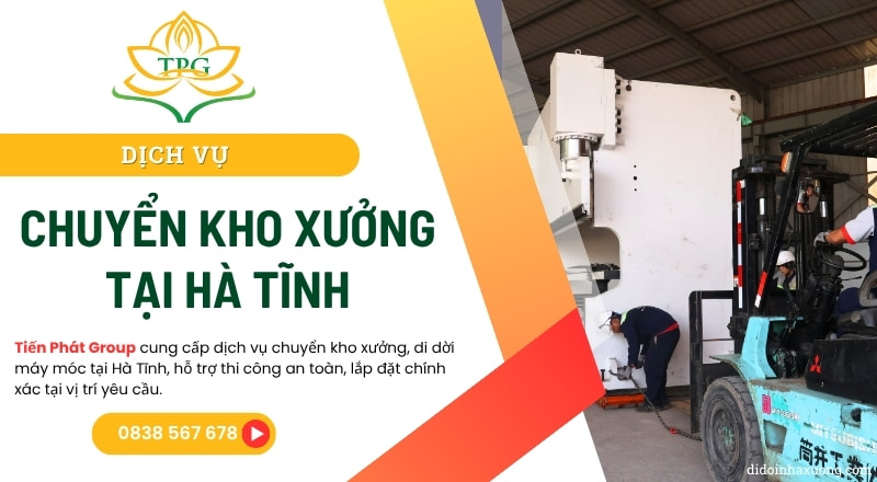 Chuyển kho xưởng, di dời máy móc tại Hà Tĩnh trọn gói giá rẻ 19 chuyen kho xuong ha tinh