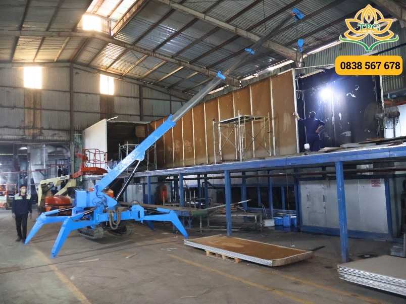 Dịch vụ chuyển kho xưởng, di dời máy móc tại Thanh Hóa trọn gói 4 hinh anh di doi day chuyen san xuat o thanh hoa