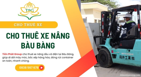 Cho thuê xe nâng dầu và điện tại Bàu Bàng 6 cho thue xe nang bau bang