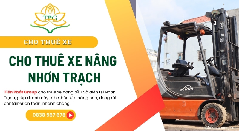 cho thue xe nang nhon trach