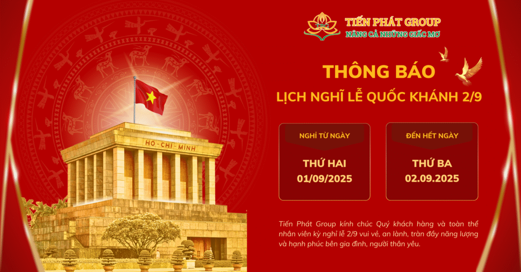 Thông báo lịch nghỉ Lễ Quốc khánh 2/9/2025 1 nghỉ lễ 29