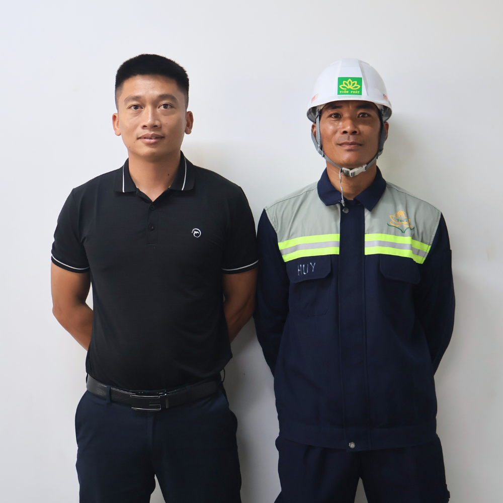 Võ Hồng Giang - Trưởng ban kỹ thuật Tiến Phát Group 1 vo hong giang va nguyen van chinh