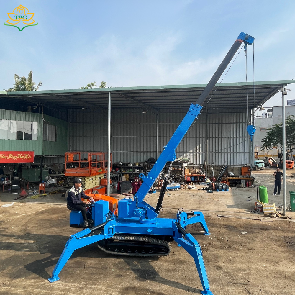 xe cau chan nhen mini 3 tan