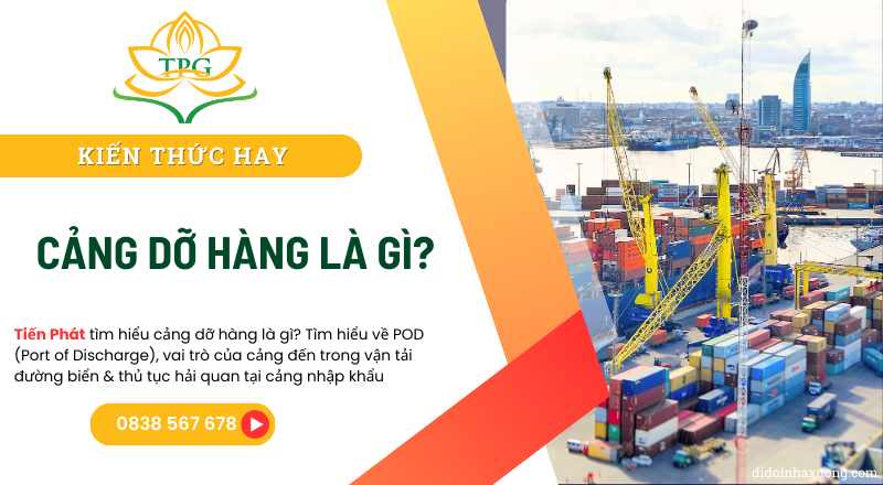 Cảng dỡ hàng (POD) là gì trong xuất nhập khẩu logistic? 6 cang do hang la gi