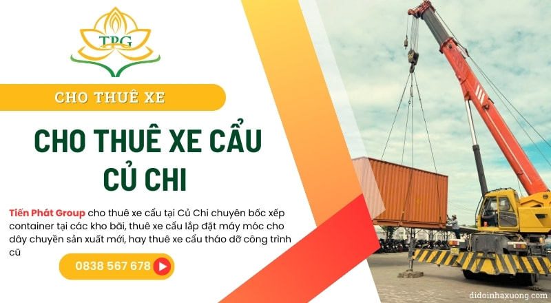 Cho thuê xe cẩu thùng, xe cẩu bánh lốp, cẩu mini ở Củ Chi 16 cho thue xe cau Cu Chi