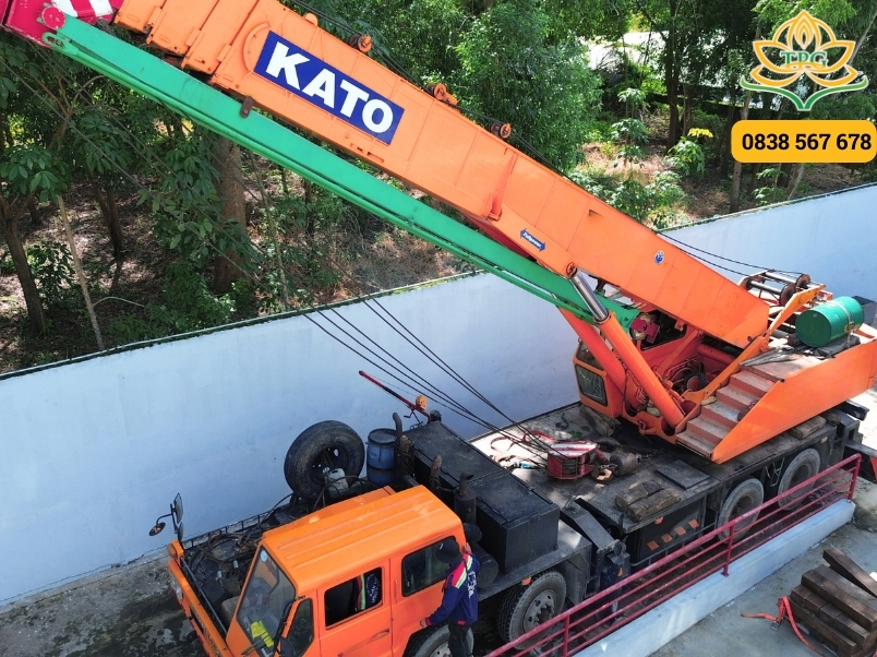 Cho thuê xe cẩu 3 - 100 tấn tại Gò Vấp chuyên nghiệp, giá tốt 2 cho thue xe cau banh lop tai Go Vap