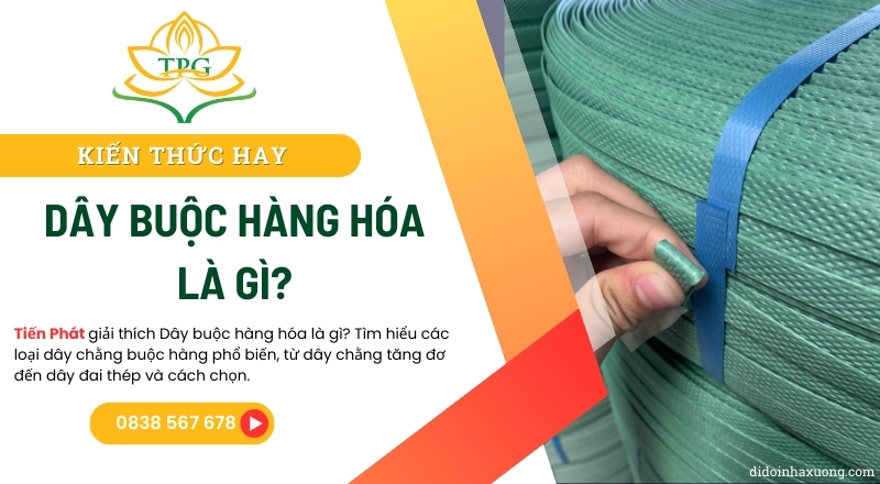 Dây buộc hàng hóa là gì? Phân loại và cách chọn 9 day buoc hang hoa
