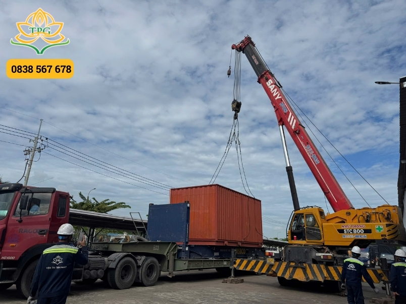 Cho thuê xe cẩu tự hành, cẩu bánh lốp, cẩu chân nhện Nhà Bè 11 du an cho thue xe cau tai nha be