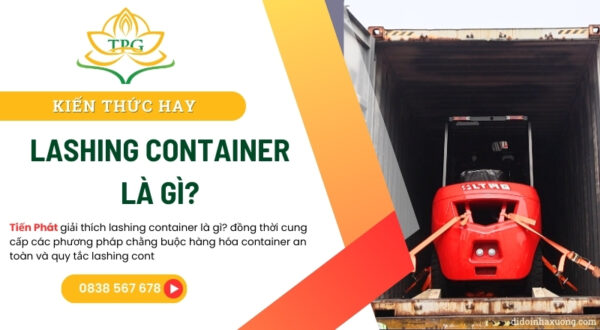 Lashing container là gì? Các phương pháp chằng buộc container 3 lashing container