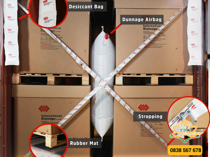 Dunnage là gì? Mục đích và các loại loại vật chèn lót cơ bản 8 lua chon vat chen lot phu hop