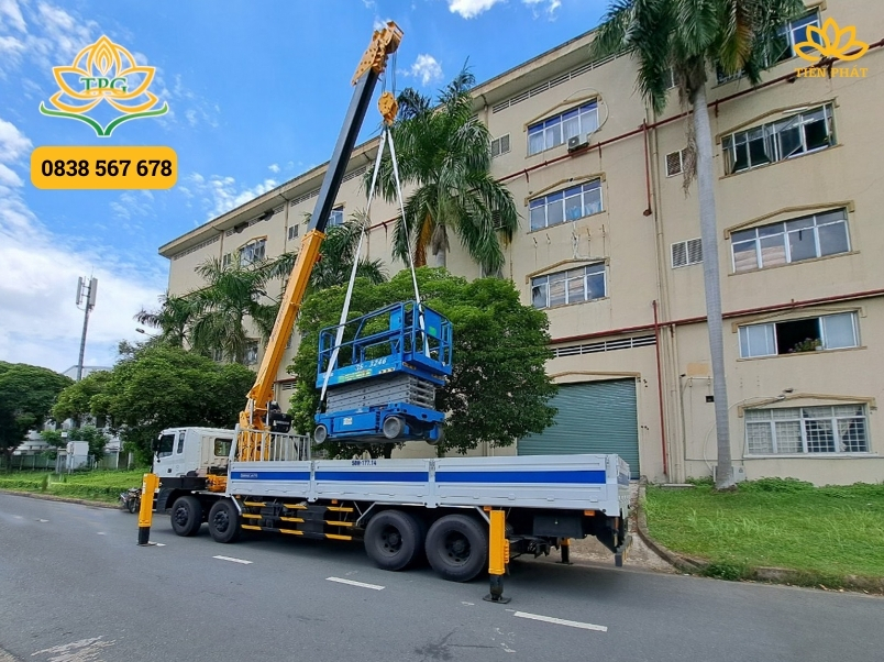 Dịch vụ cho thuê xe cẩu 3 - 100 tấn tại Bình Thạnh giá rẻ 6 ly do nen chon dich vu của tien phat