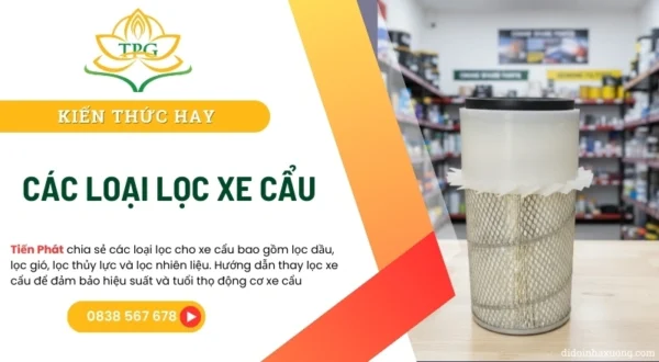 cac loai loc cho xe cau
