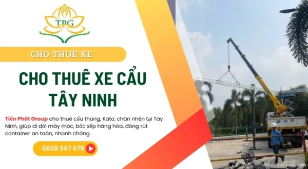 cho thue xe cau tay ninh