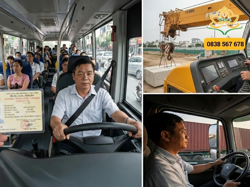 Nâng bằng C lên D: Điều kiện, hồ sơ và chi phí mới nhất 2026 3 pham vi dieu khien cua bang lai xe hang d