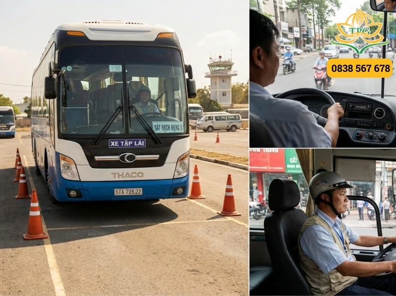 Nâng bằng C lên D: Điều kiện, hồ sơ và chi phí mới nhất 2026 2 thi sat hach thuc hanh sa hinh va duong truong