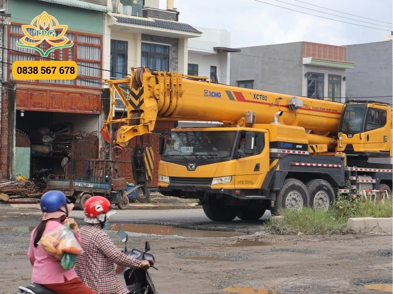 quy trinh cho thue xe cau tai trang bom