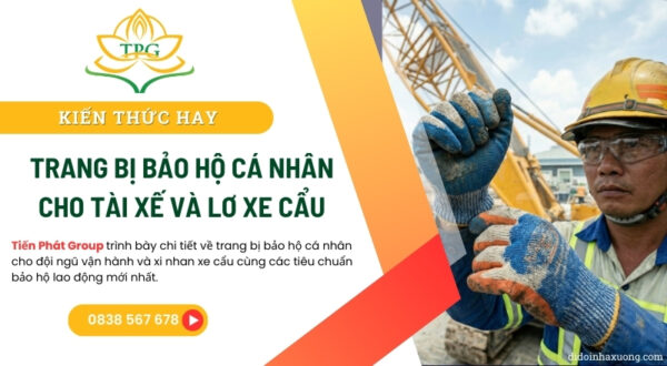 trang bi bao ho ca nhan cho tai xe va lo xe cau