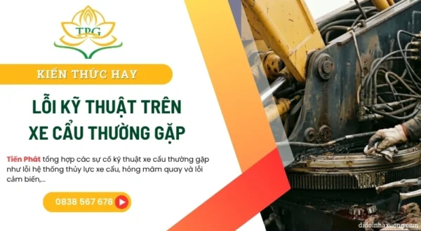 Các lỗi kỹ thuật trên xe cẩu thường gặp và cách xử lý 2 cac su co ky thuat xe cau thuong gap