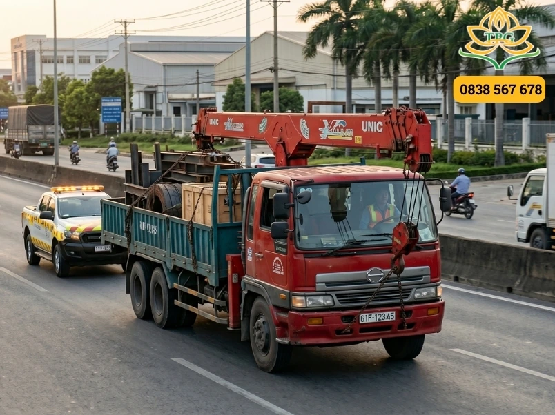 dieu kien de xe cau thung duoc tham gia giao thong