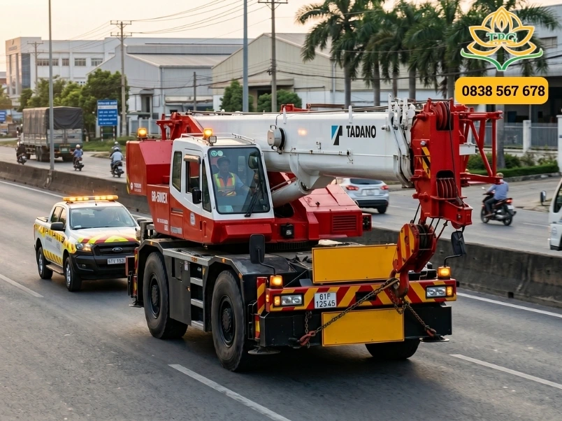 quy dinh khi xe cau luu thong tren duong