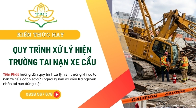 quy trinh xu ly hien truong tai nan xe cau