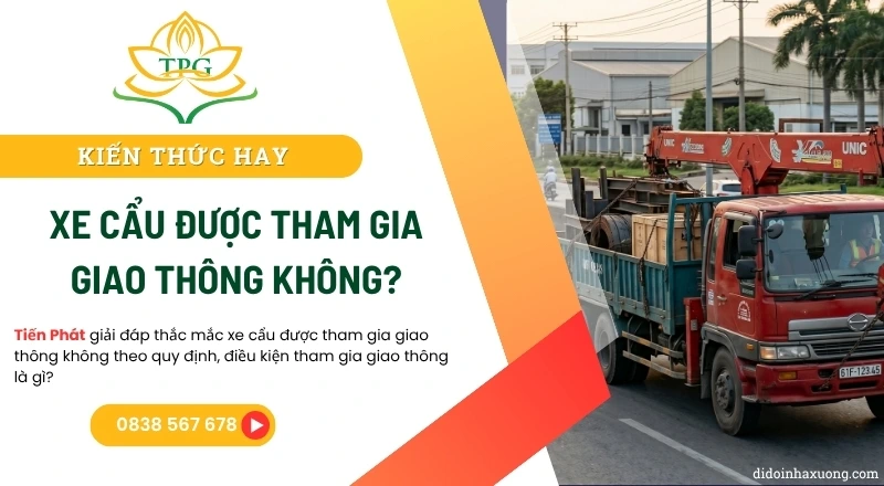 xe cau co duoc tham gia giao thong khong
