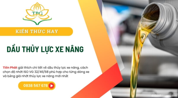 dau thuy luc xe nang