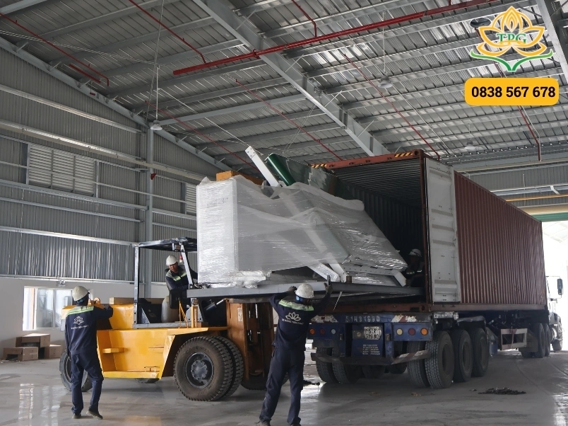 hinh anh du an rut container o ben luc