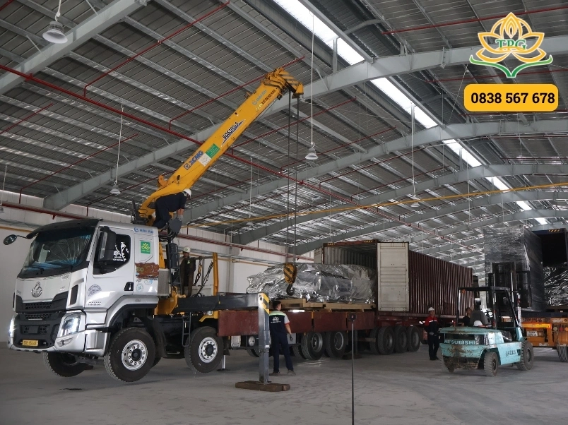 hinh anh du an rut container tai kcn long thanh