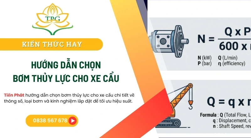 huong dan chon bom thuy luc cho xe cau