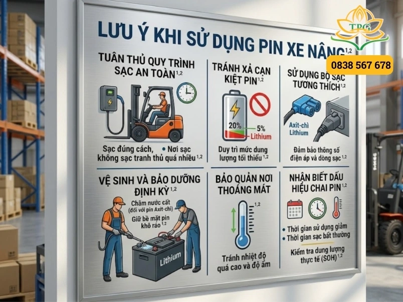 luu y khi su dung xe nang