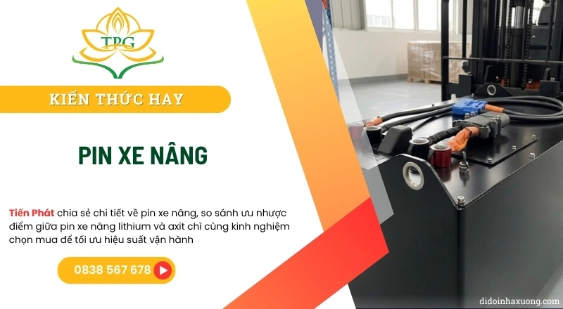 pin xe nang